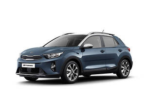 kia stonic blue front 3